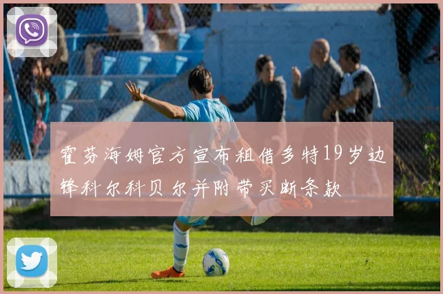 霍芬海姆官方宣布租借多特19岁边锋科尔科贝尔并附带买断条款